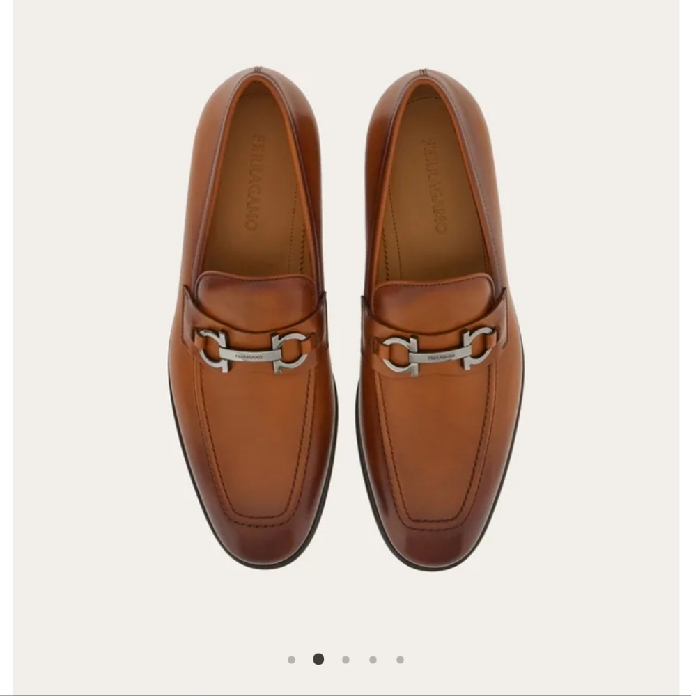 Salvatore Ferragamo Moccasin with Gancini Ornament 9EE